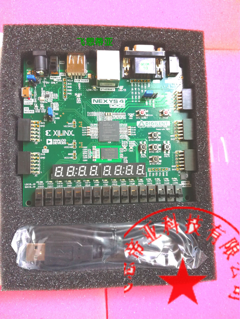 Nexys4 DDR Artix-7 FPGA xC7A100T-1CSG324C NEXYS 4 A7-100T Xilinx FPGA N4-DDR digi 410-292 Nexys4 DDR RISC-V